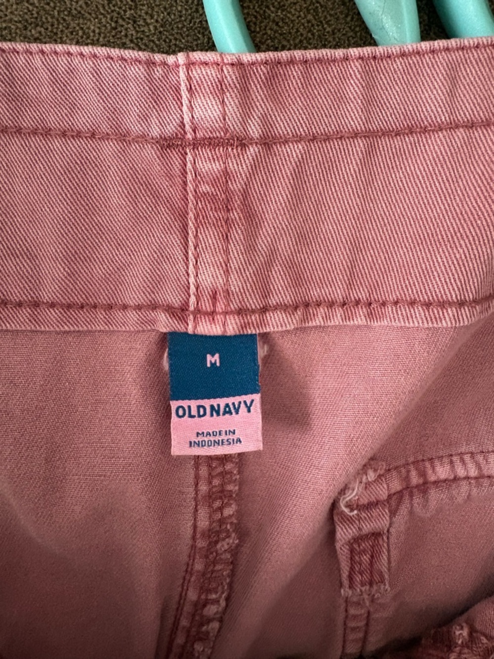 Old Navy Tie-Waist Bermuda Shorts - Dusty Rose - Picture 2 of 5